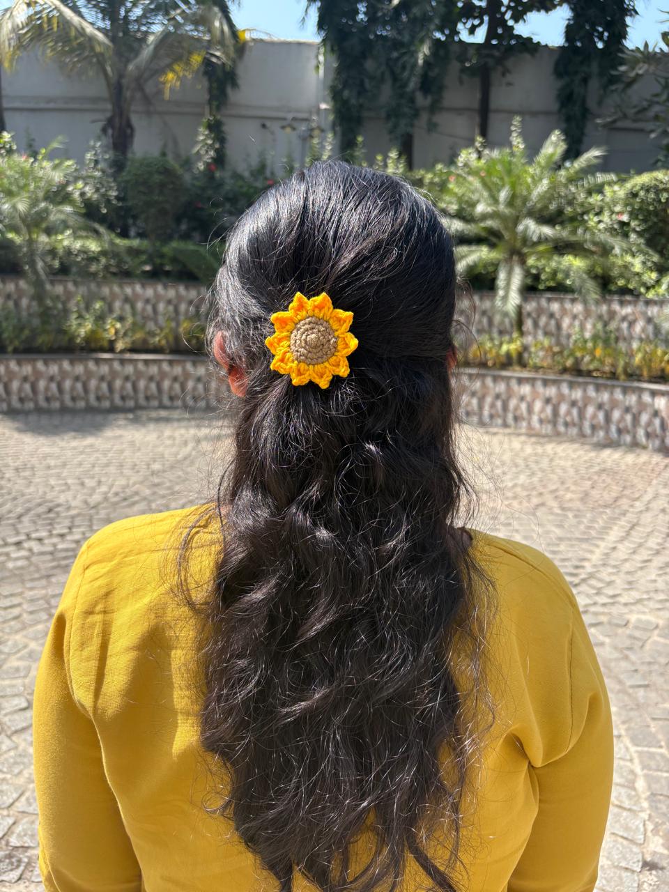 Sunflower Hair Tie